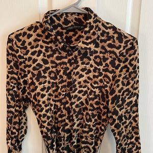 Zara Cheetah print dress